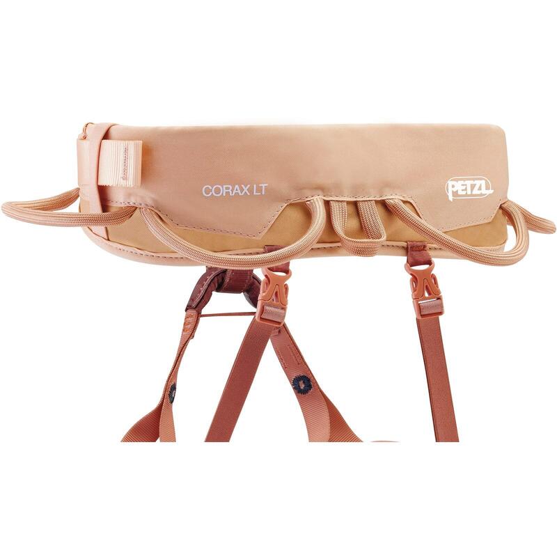 Harnais escalade Petzl Corax LT Women coral sand léger et réglable