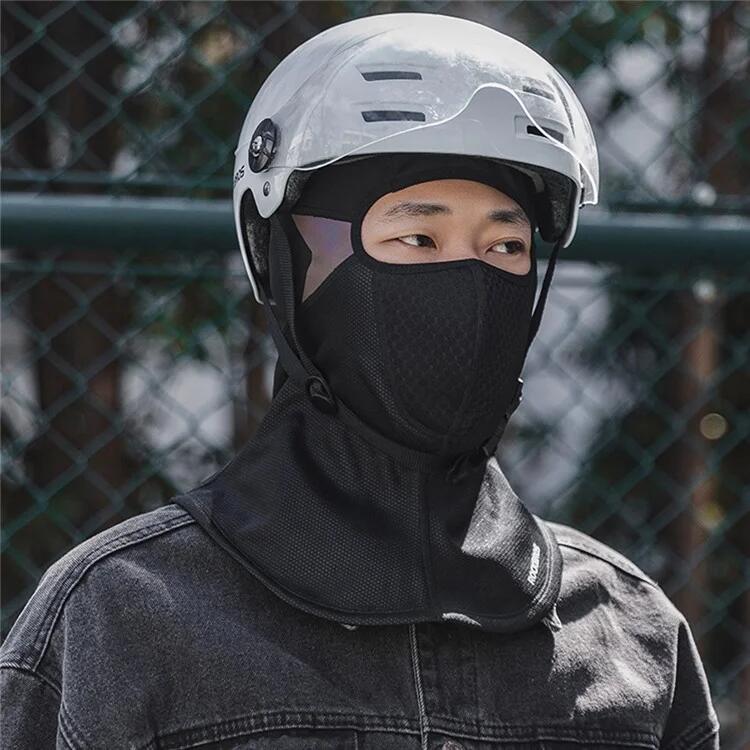 Cagoule de ski et de cyclisme d'hiver chaud en polaire 7/7