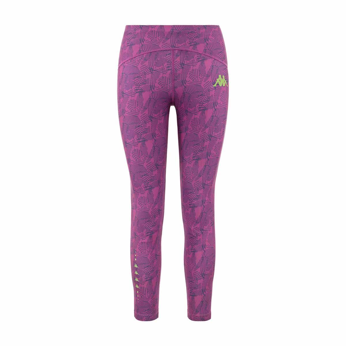 Kappa - Legging Running Femme Kombat Fiu Fuchsia - Legging - Rose - S - Decathlon
