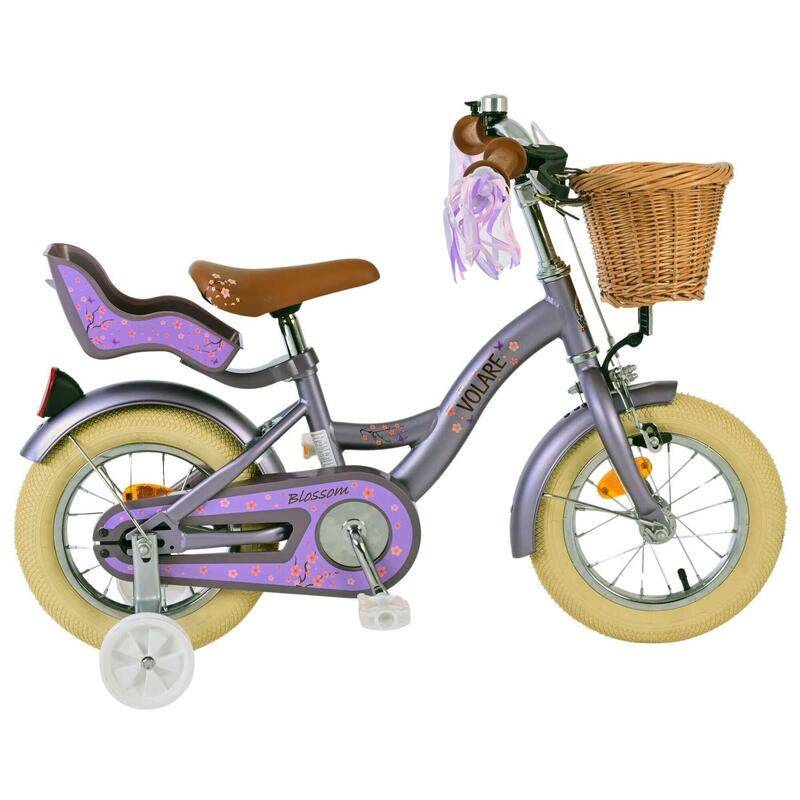 VOLARE BICYCLES Vélo enfant Blossom 12 pouces, violet