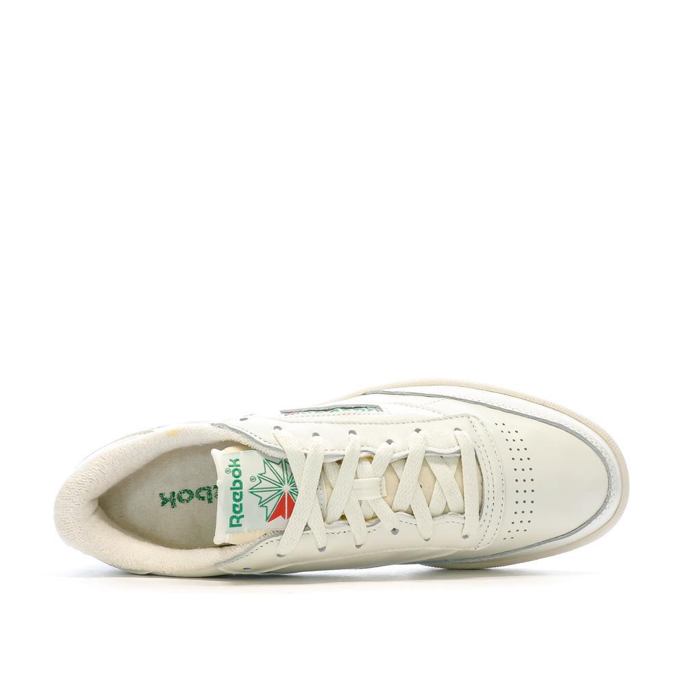 Baskets Blanche/Verte Homme Reebok  Club C85 Vintage - 39 4/7