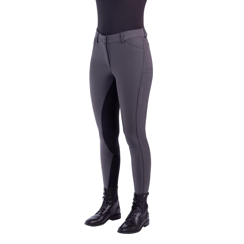 Full grip riding pants for women Euro-Star Arista Fashion Diamond