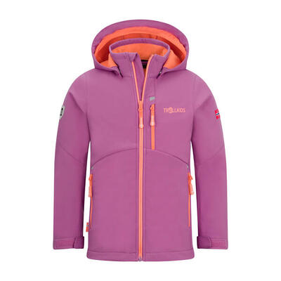 Mädchen Softshell-Jacke Balestrand Helle Beere/Madeirablau/Lagunenblau