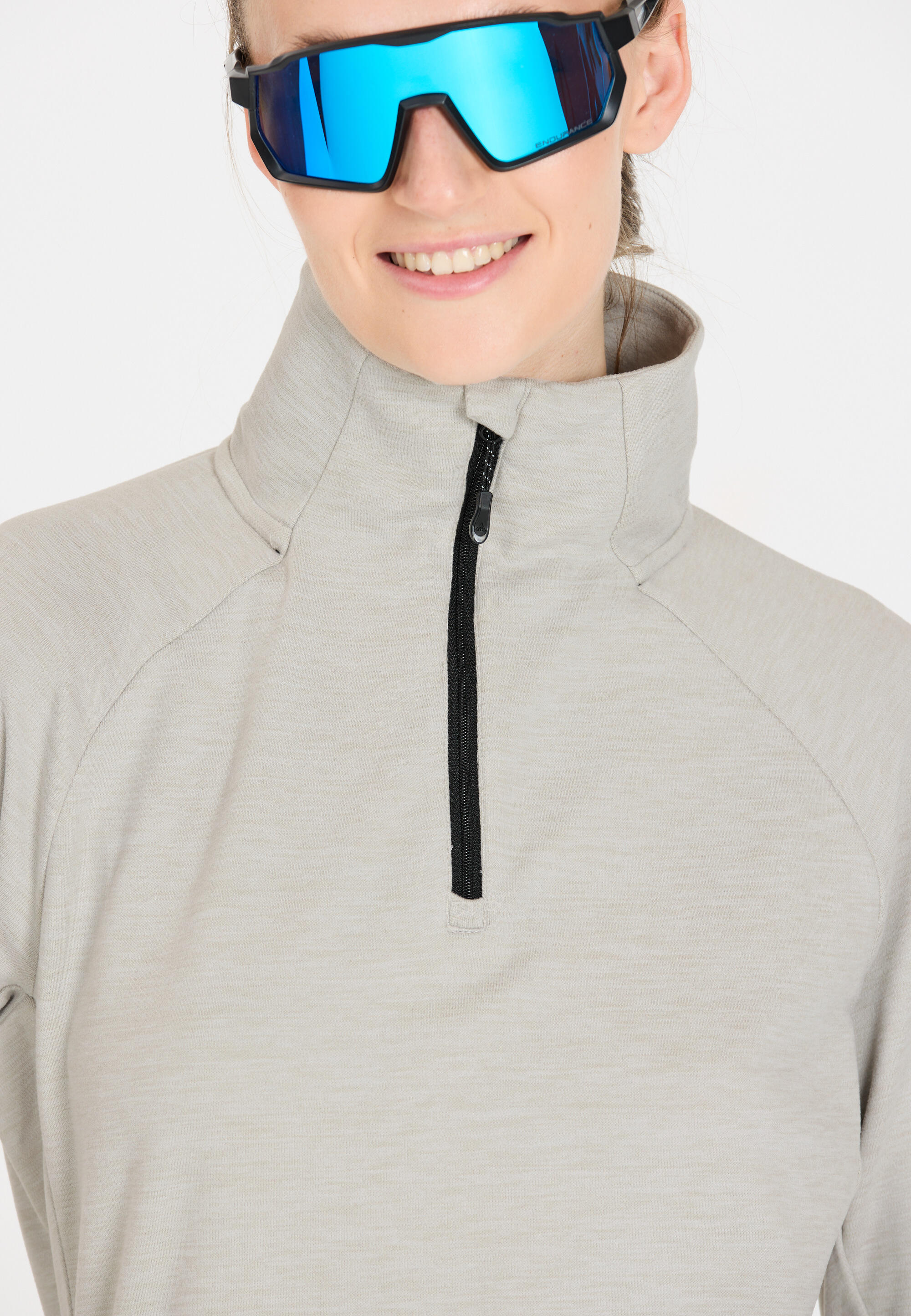 Maglione donna con collo a zip Whistler Kajsa 3/5