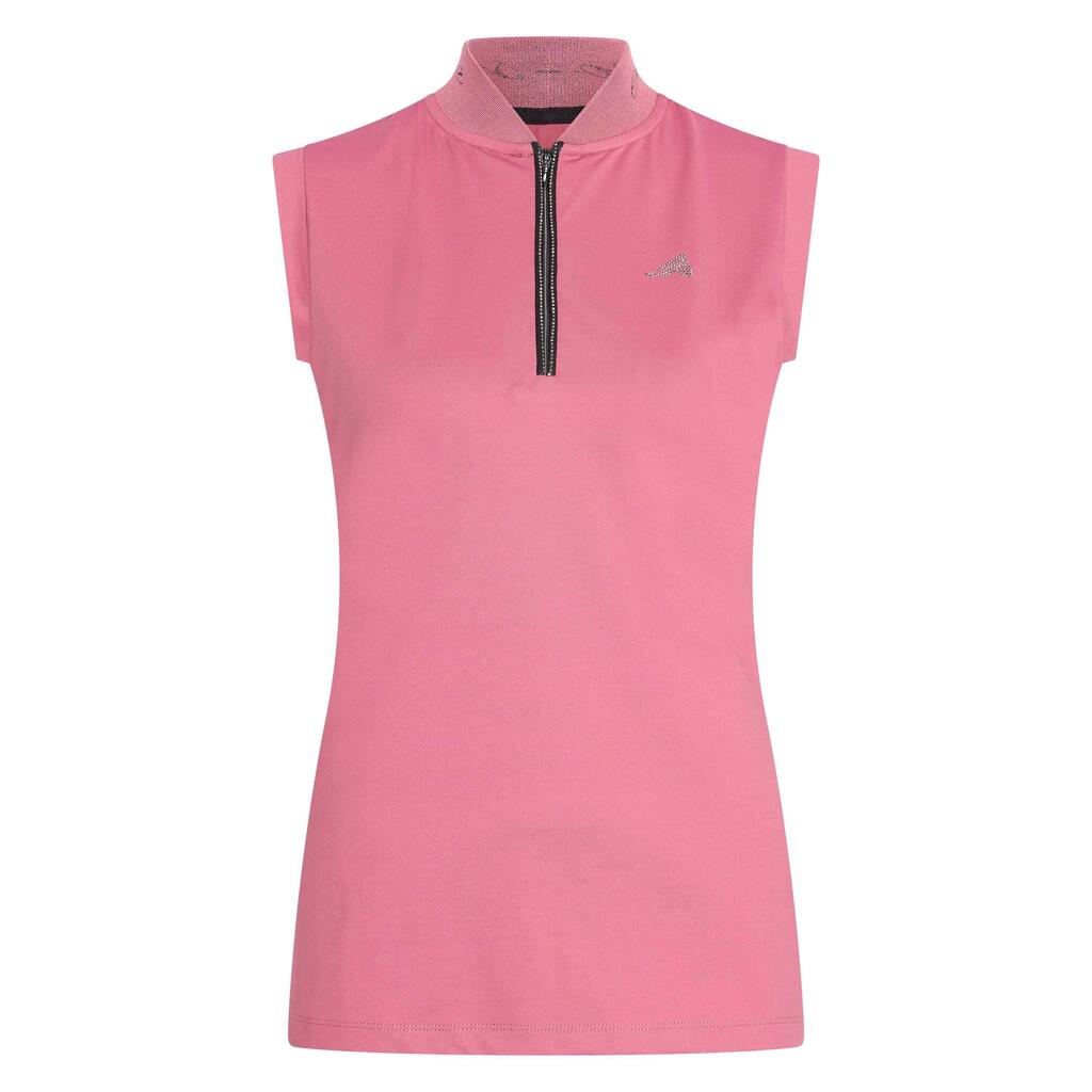 Women's half-zip sleeveless riding jersey Euro-Star Ramona