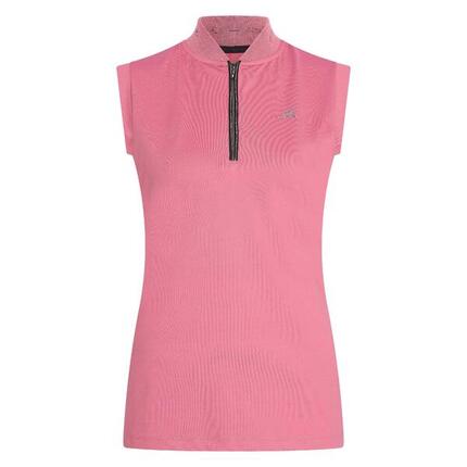 Ärmelloses Reittrikot mit halbem Reißverschluss, Damen Euro-Star Ramona