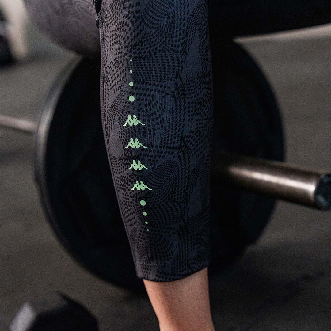 Legging running femme Kombat Fiu gris 4/5