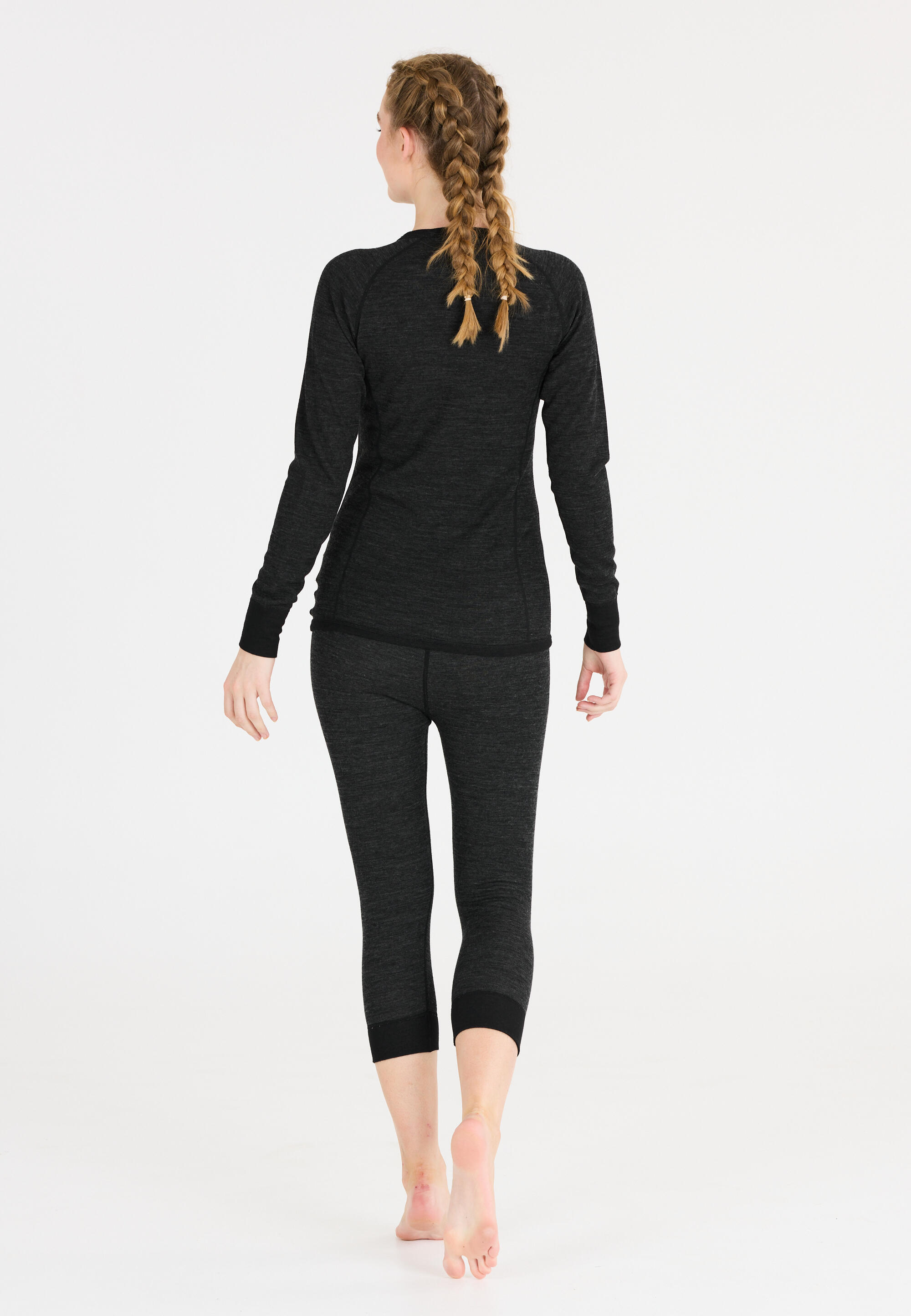 Legginsy termoaktywne 3/4 damskie Whistler Camea Merino 6/15