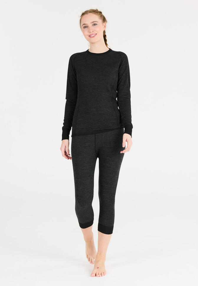 Legginsy termoaktywne 3/4 damskie Whistler Camea Merino