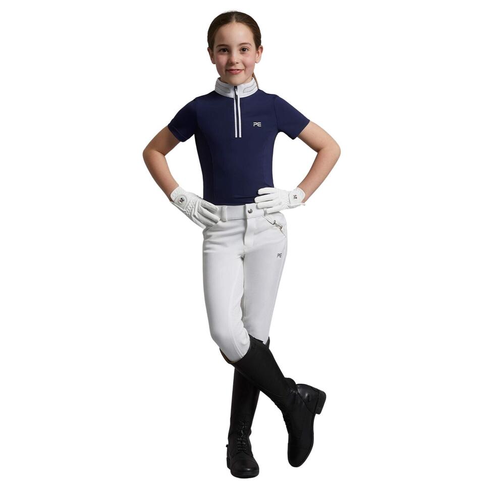 Dziewczęca konkursowa koszulka polo Premier Equine Maria
