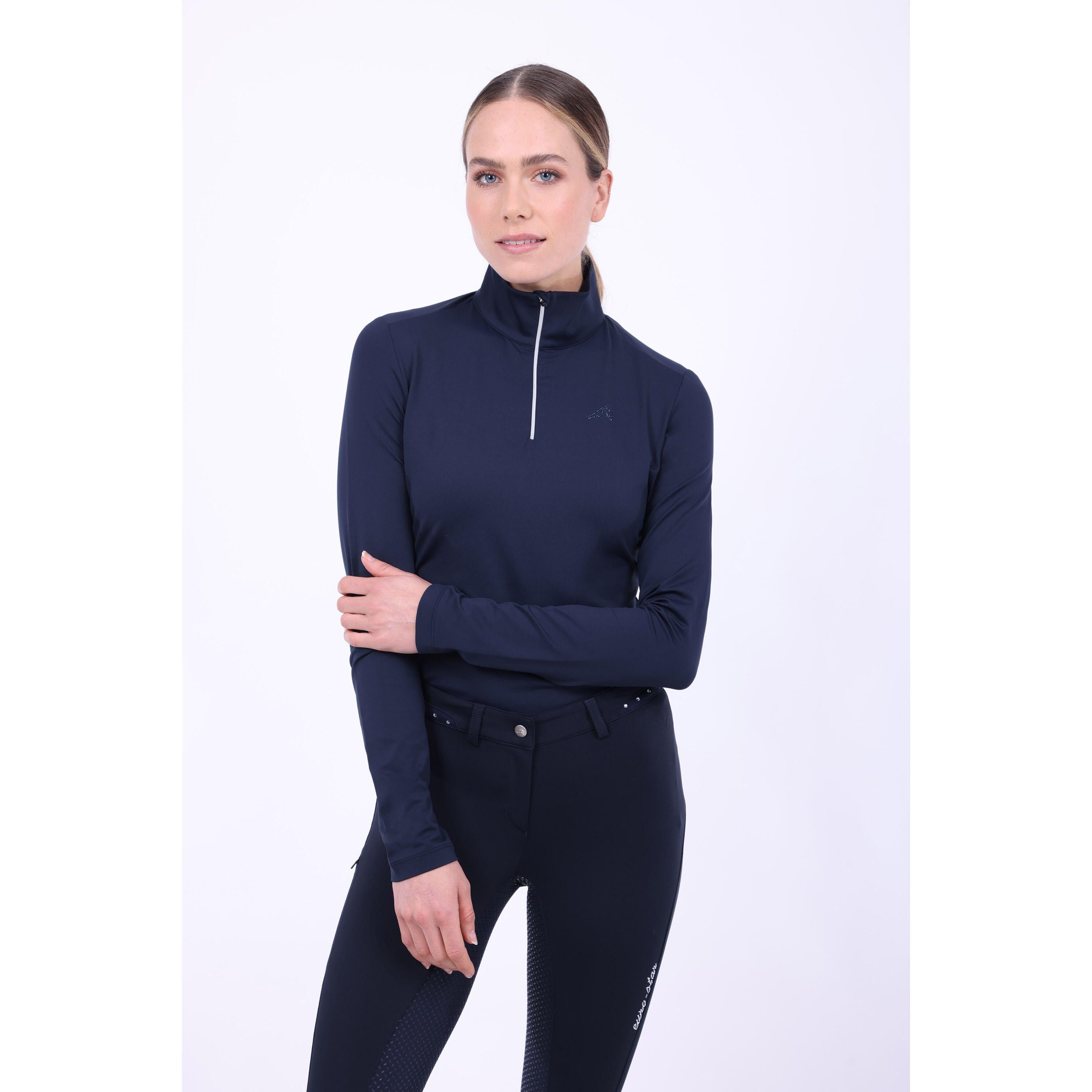Technisches Reittrikot Damen Langarm Euro-Star Olivia 2/4