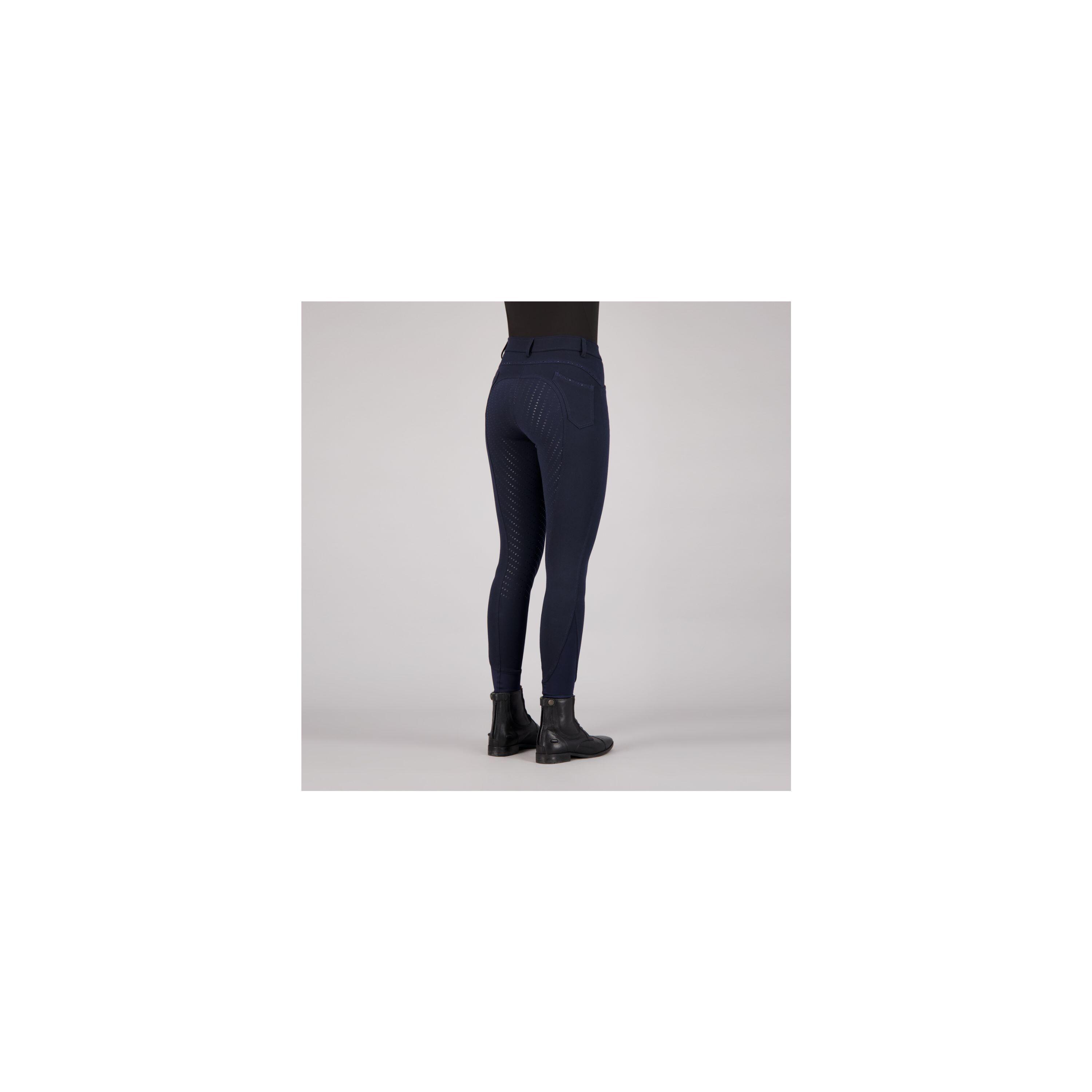 Pantaloni da equitazione full grip per bambina Easy Rider Elodie Diamond 2/2