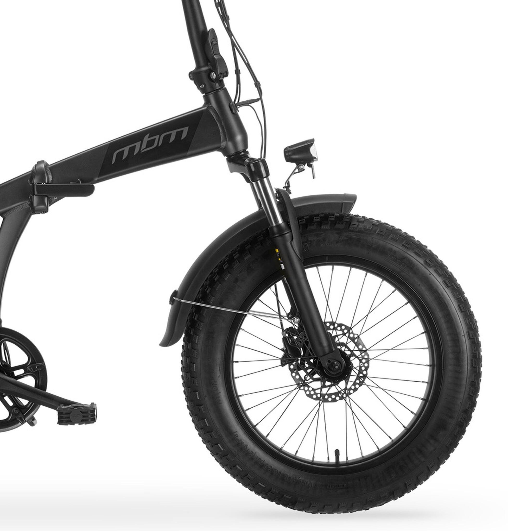 Elektro-Falt-Fahrrad PHRIKE 20 Zoll, schwarz 5/6