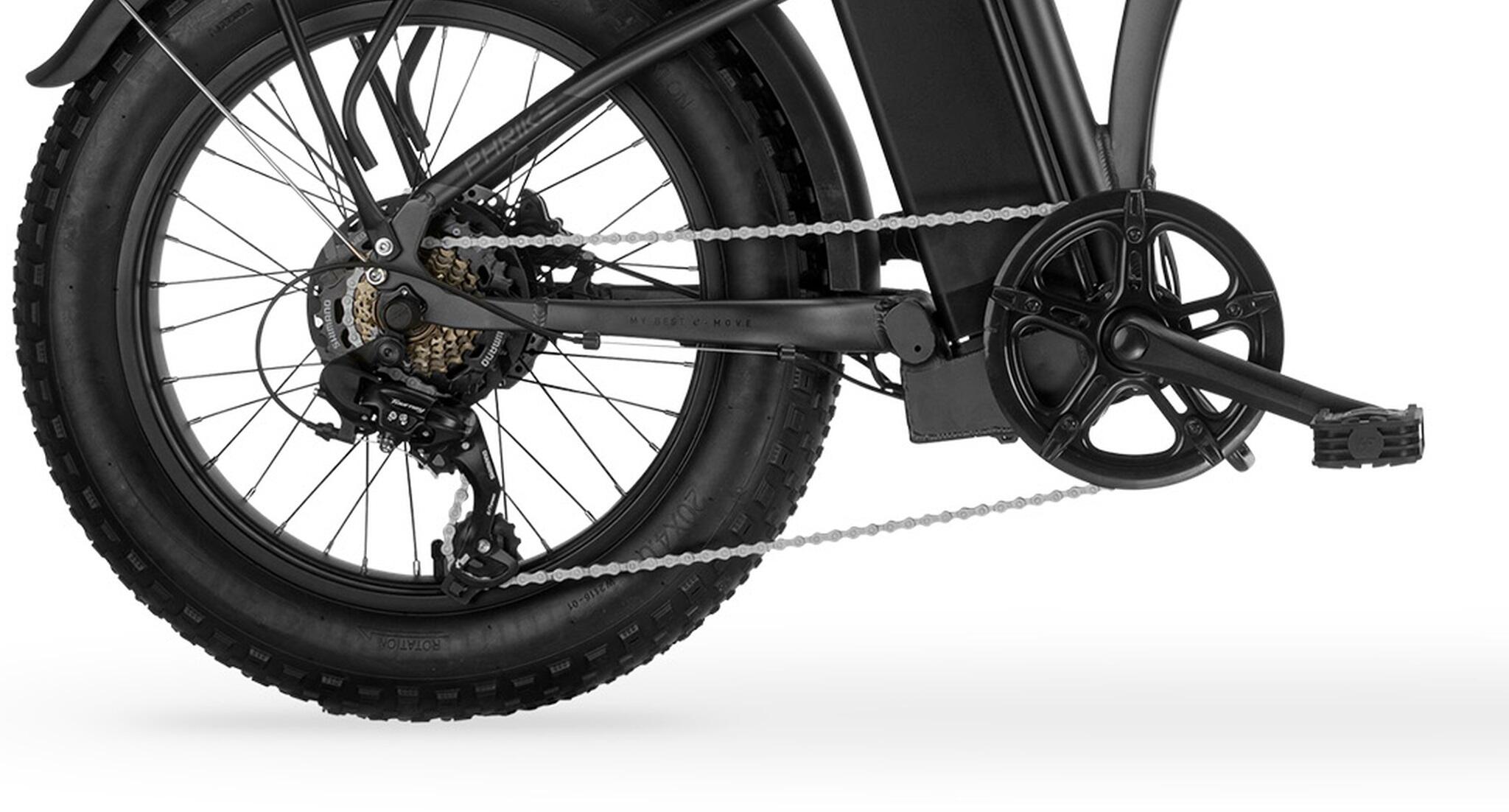 Elektro-Falt-Fahrrad PHRIKE 20 Zoll, schwarz 2/6