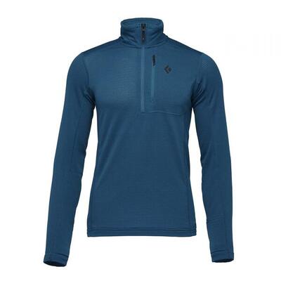 Fleece met halve rits black diamond coefficient lt po