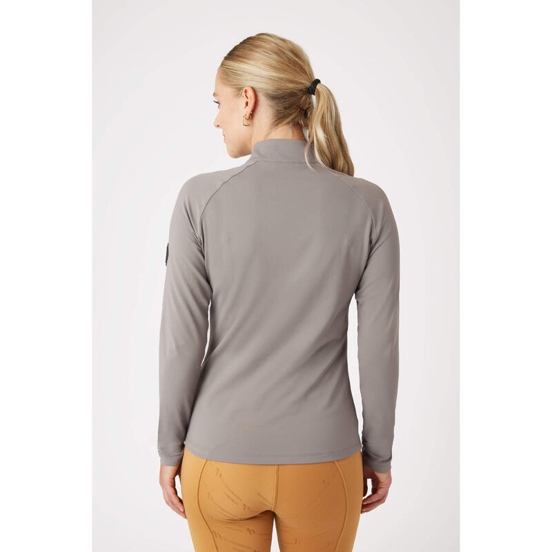 Tricou echitație femei Horze Karla cu mâneci lungi