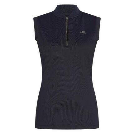 Ärmelloses Reittrikot mit halbem Reißverschluss, Damen Euro-Star Ramona