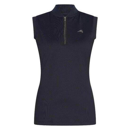 Ärmelloses Reittrikot mit halbem Reißverschluss, Damen Euro-Star Ramona