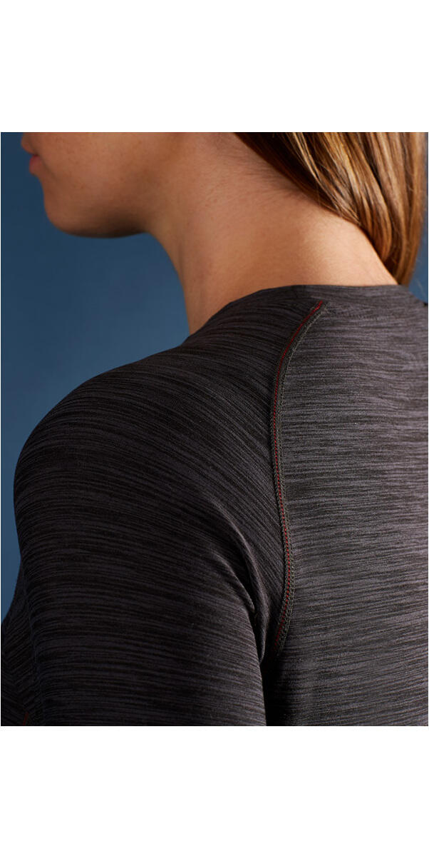 Gill De Las Mujeres Crew Cuello Capa De Base Ceniza 1282w 3/6