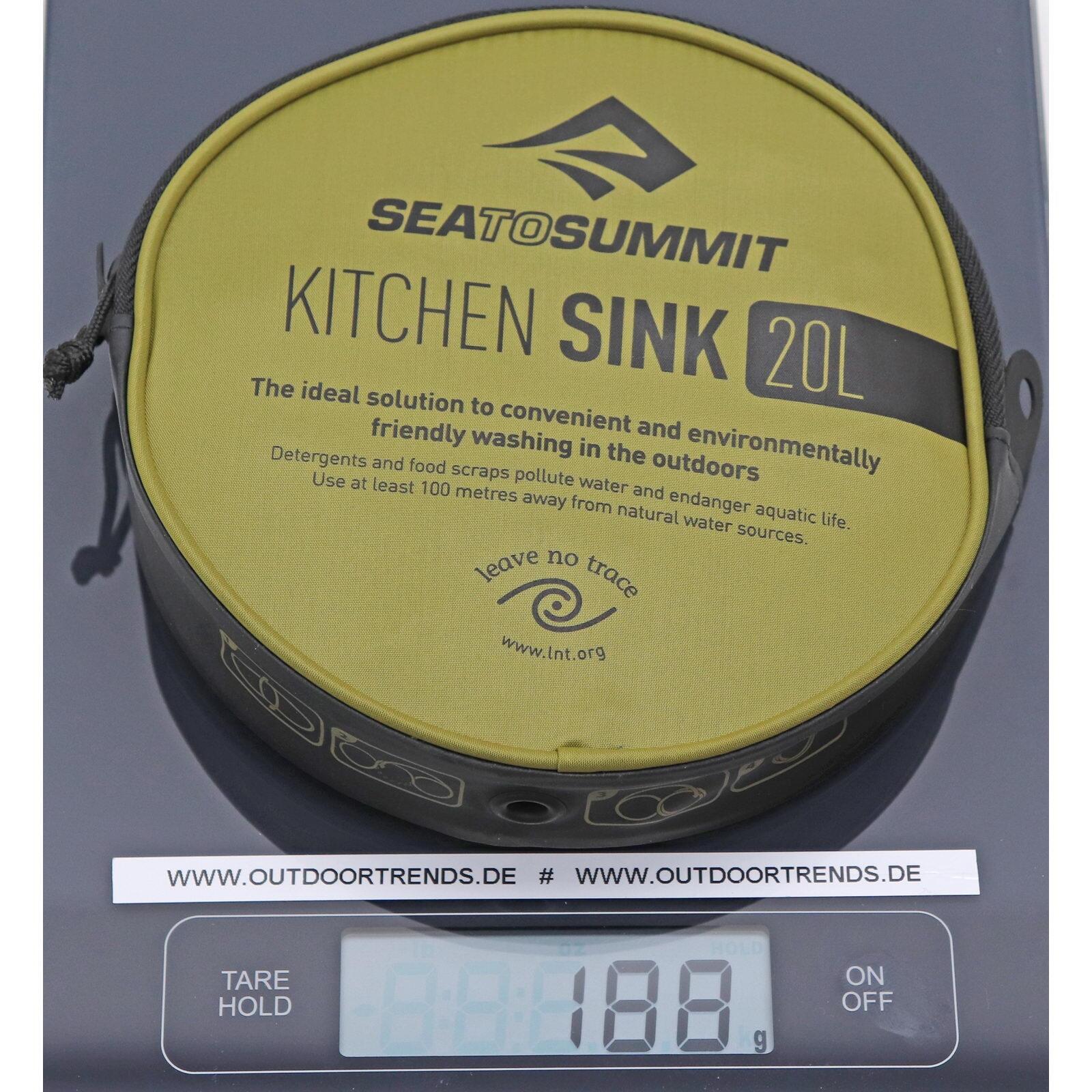 Bacinella Pieghevole Campeggio Sea To Summit Kitchen Sink 20L 4/4