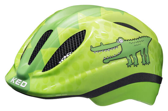 Kask dziecięcy MEGGY II TREND, GREEN CROCO GLOSSY