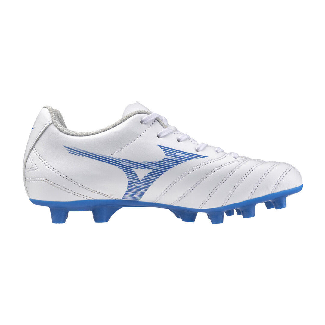 Botas de Fútbol Mizuno Monarcida Neo III Select Jr Blanco y Azul 3/5