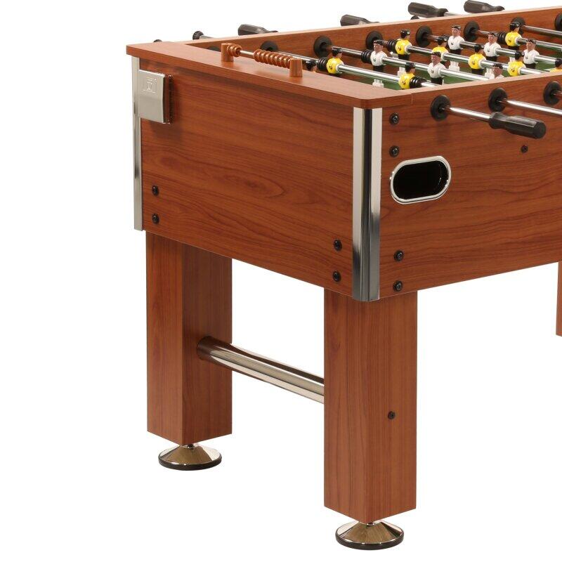 Kicker Tafel Voetbal Professioneel Deluxe BRUIN, 140 x 74 cm, 82 kg 5/6