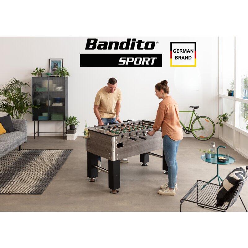 Kicker Tafel Voetbal Professioneel Deluxe BRUIN, 140 x 74 cm, 82 kg 2/6