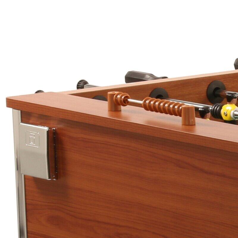 Kicker Tafel Voetbal Professioneel Deluxe BRUIN, 140 x 74 cm, 82 kg 3/6