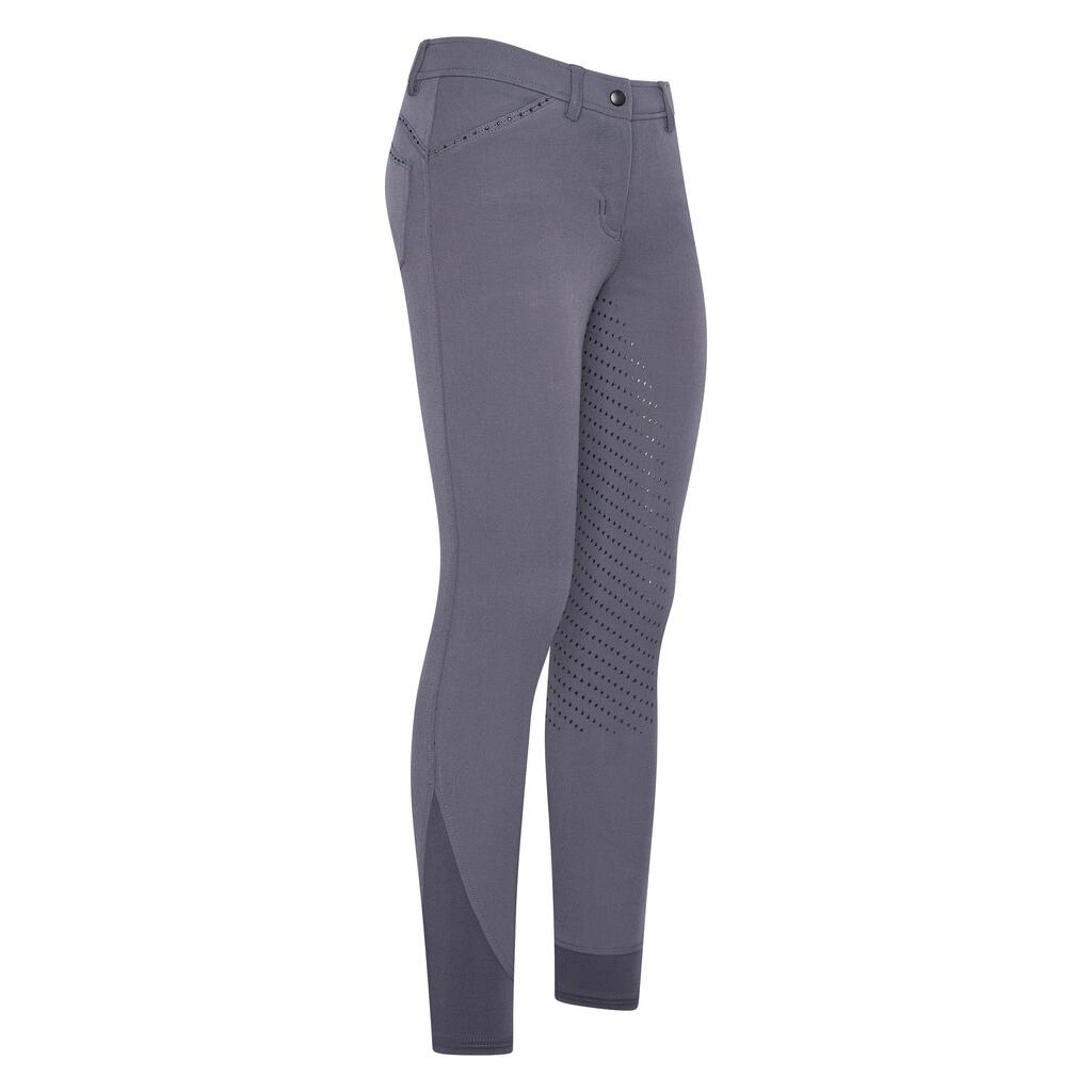 Full grip riding pants for girls Easy Rider Elodie Diamond