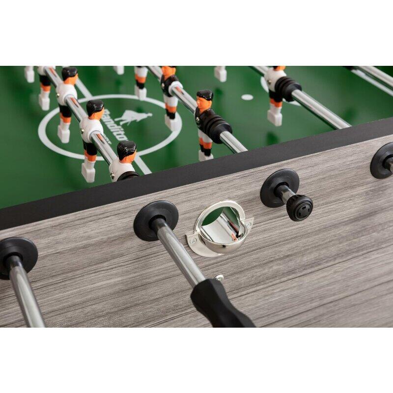 Bandito Tischkicker Profi Soccer Deluxe in eiche-grau 140 x 134 x 88 cm 3/6