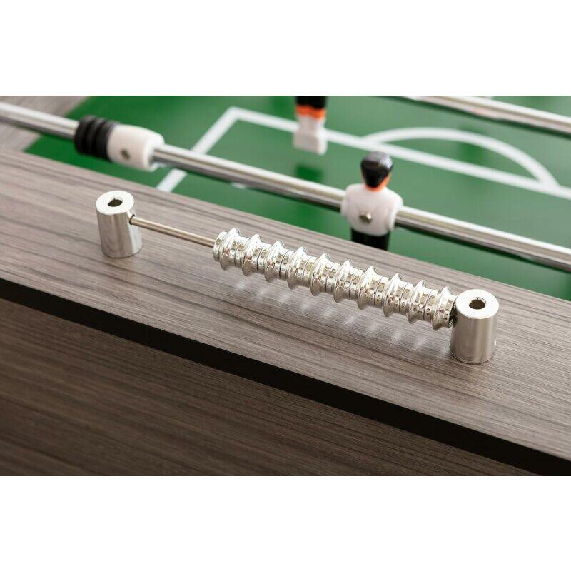 Bandito Tischkicker Profi Soccer Deluxe in eiche-grau 140 x 134 x 88 cm 4/6