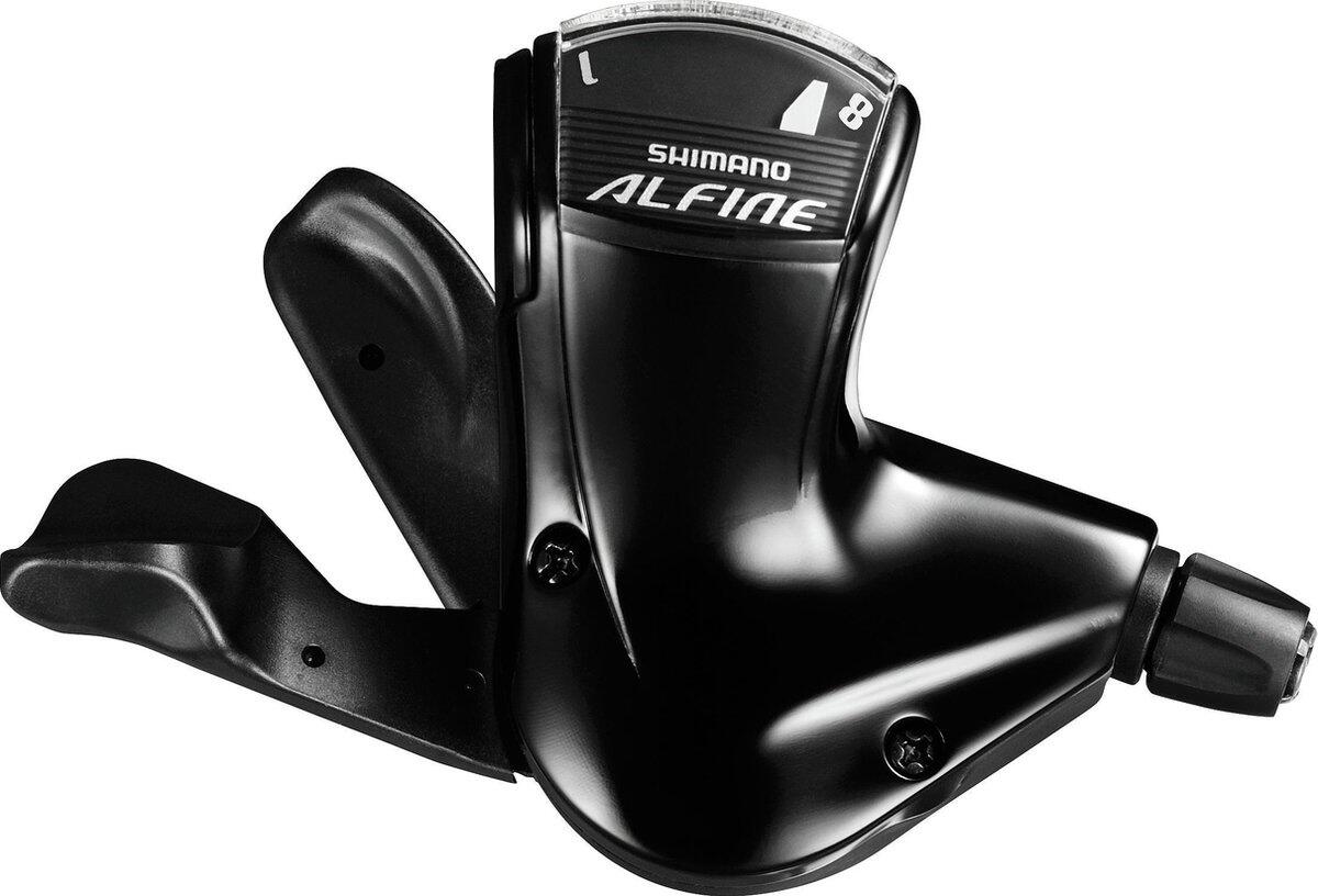 SHIMANO Shimano Alfine sl-s700 8-speed trigger / schakel unit rapidfire rechts zwart