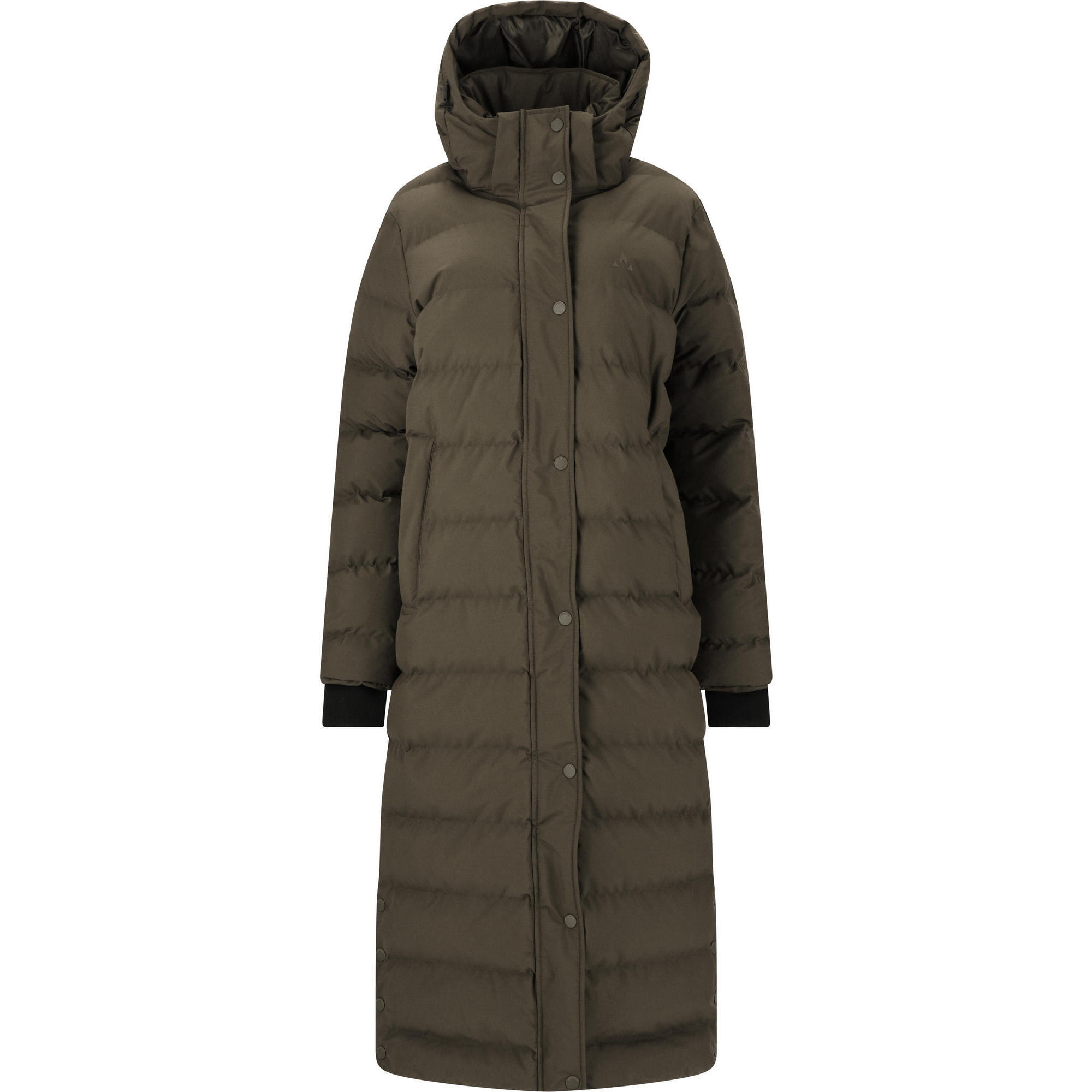 Whistler - Doudoune Longue Femme Whistler Joana - Manteau - Noir|vert - Decathlon