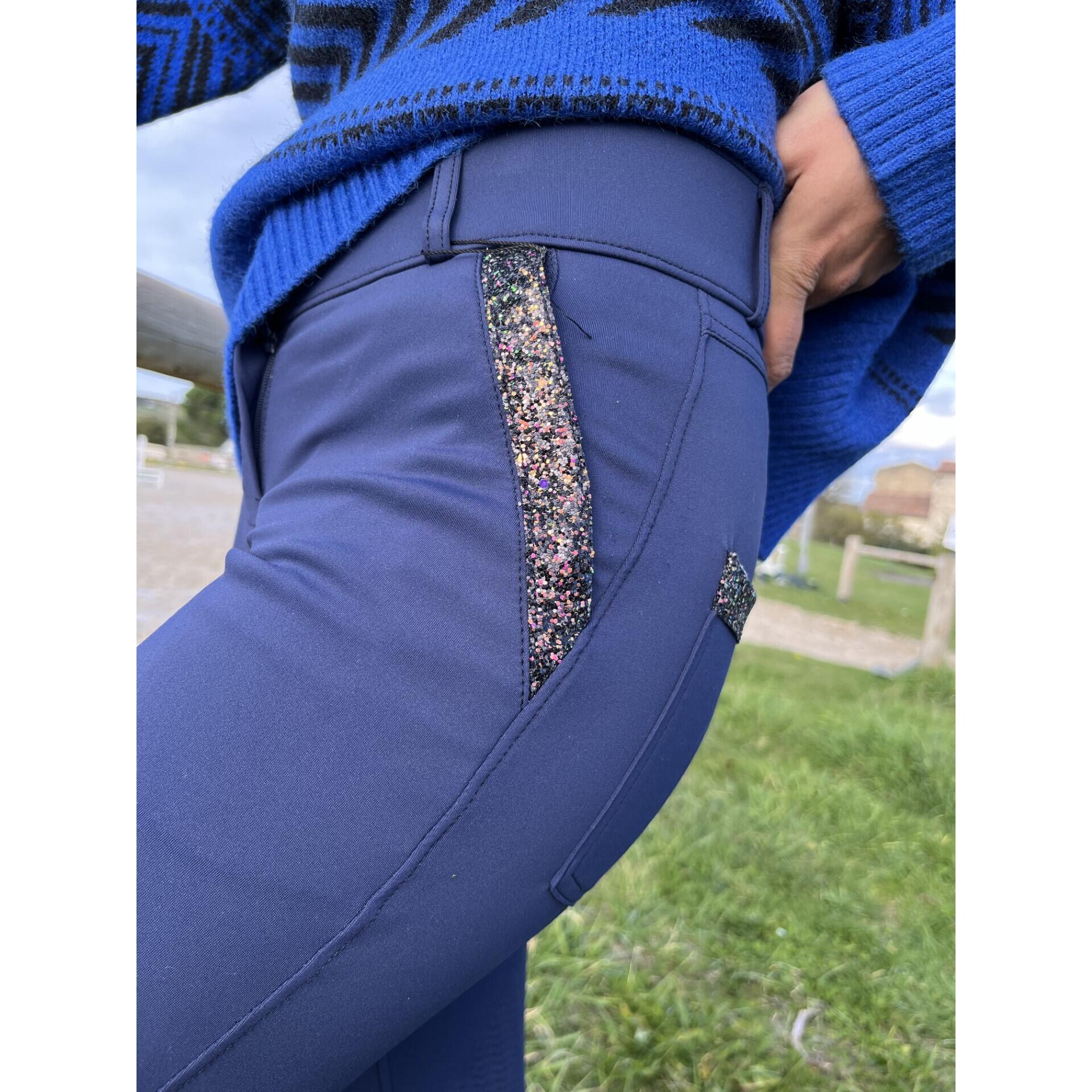 Pantaloni equitazione donna Ju & Pa Julia 4/4