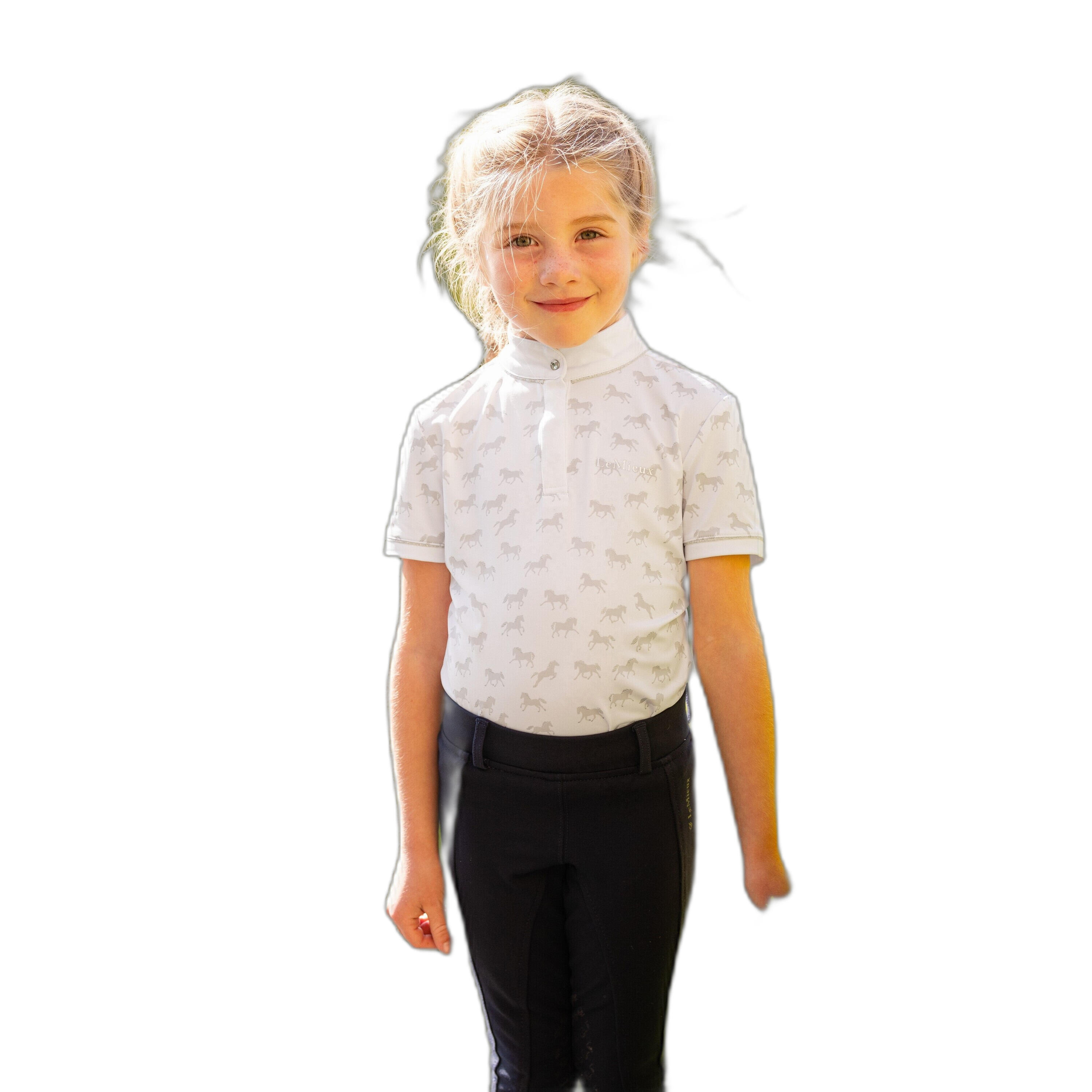 Poloshirt springen voor meisjes LeMieux Mini Bella Show 3/7