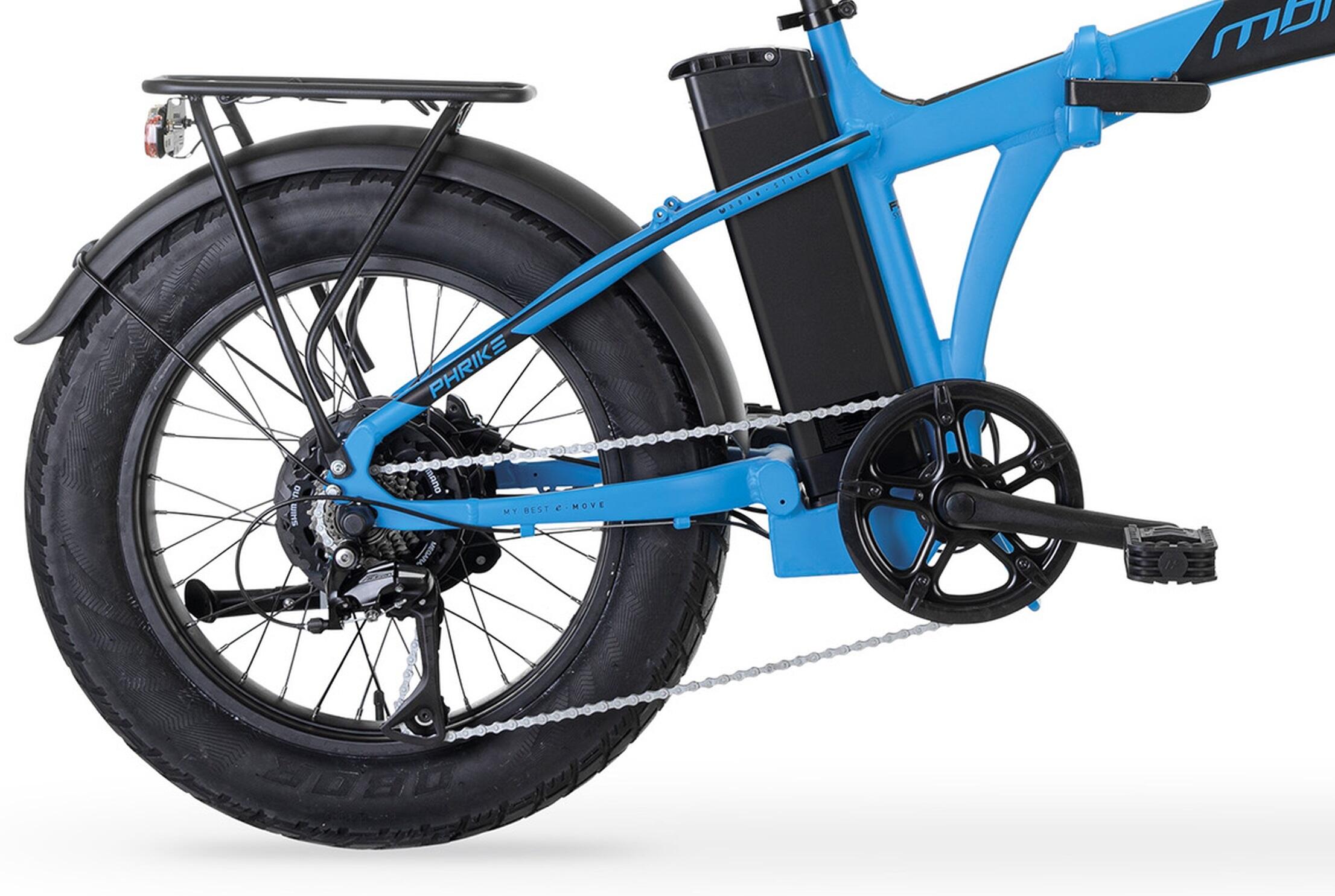 Elektro-Falt-Fahrrad PHRIKE 20 Zoll, blau 3/6