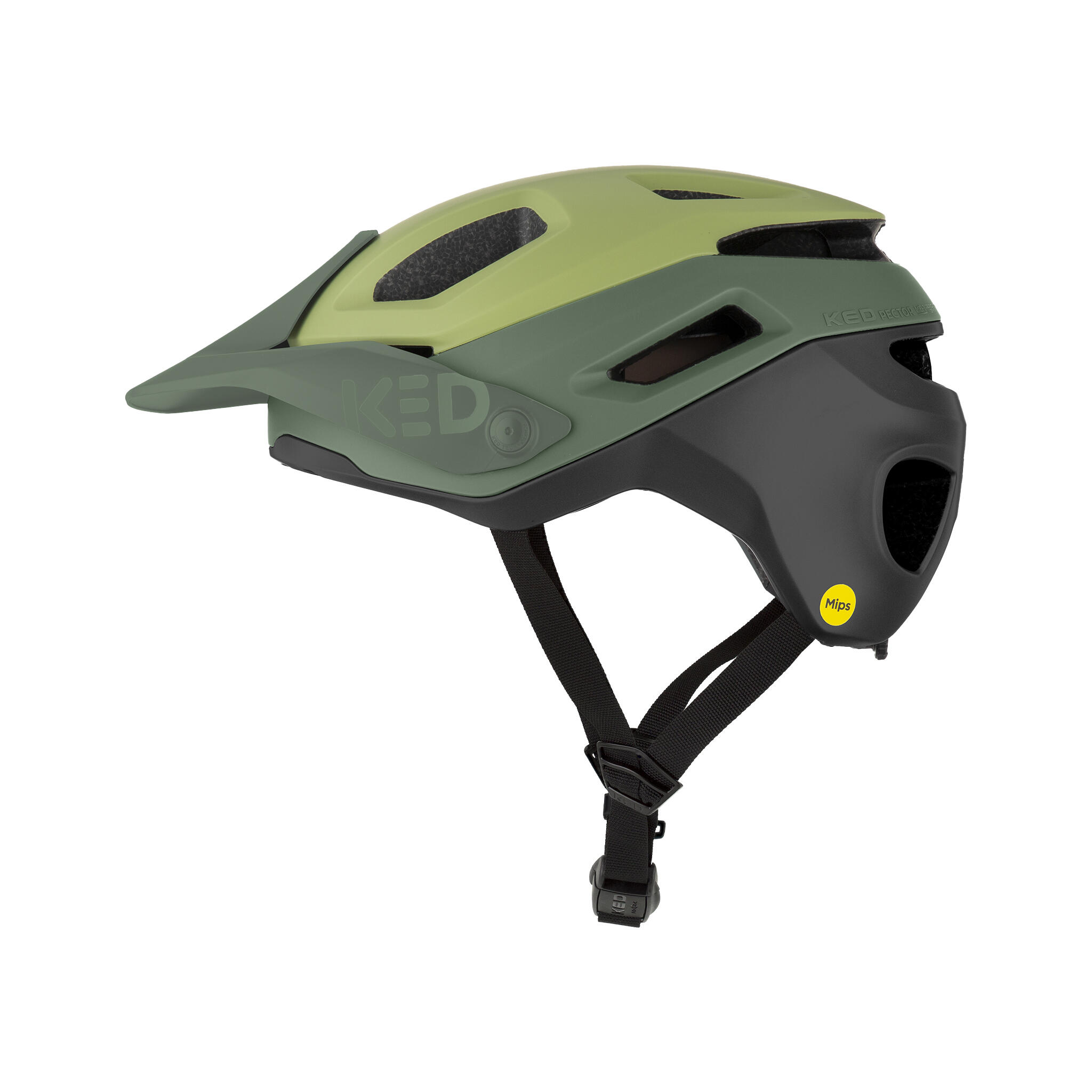 KED KED Casco da bici MTB Pector ME-1, OLIVE MATT
