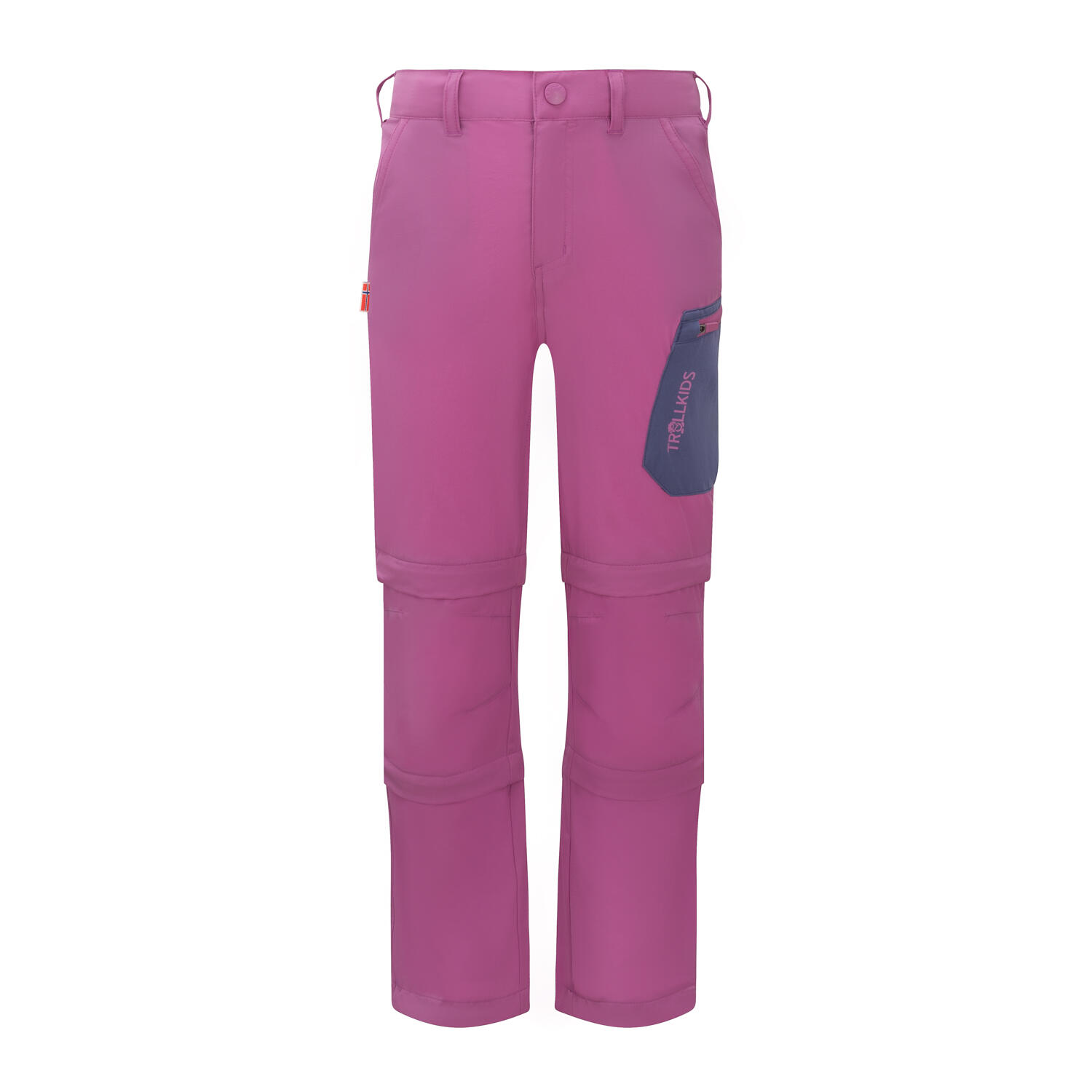 Kinder Hose PREIKESTOLEN Malve rosa/Violettblau 1/4