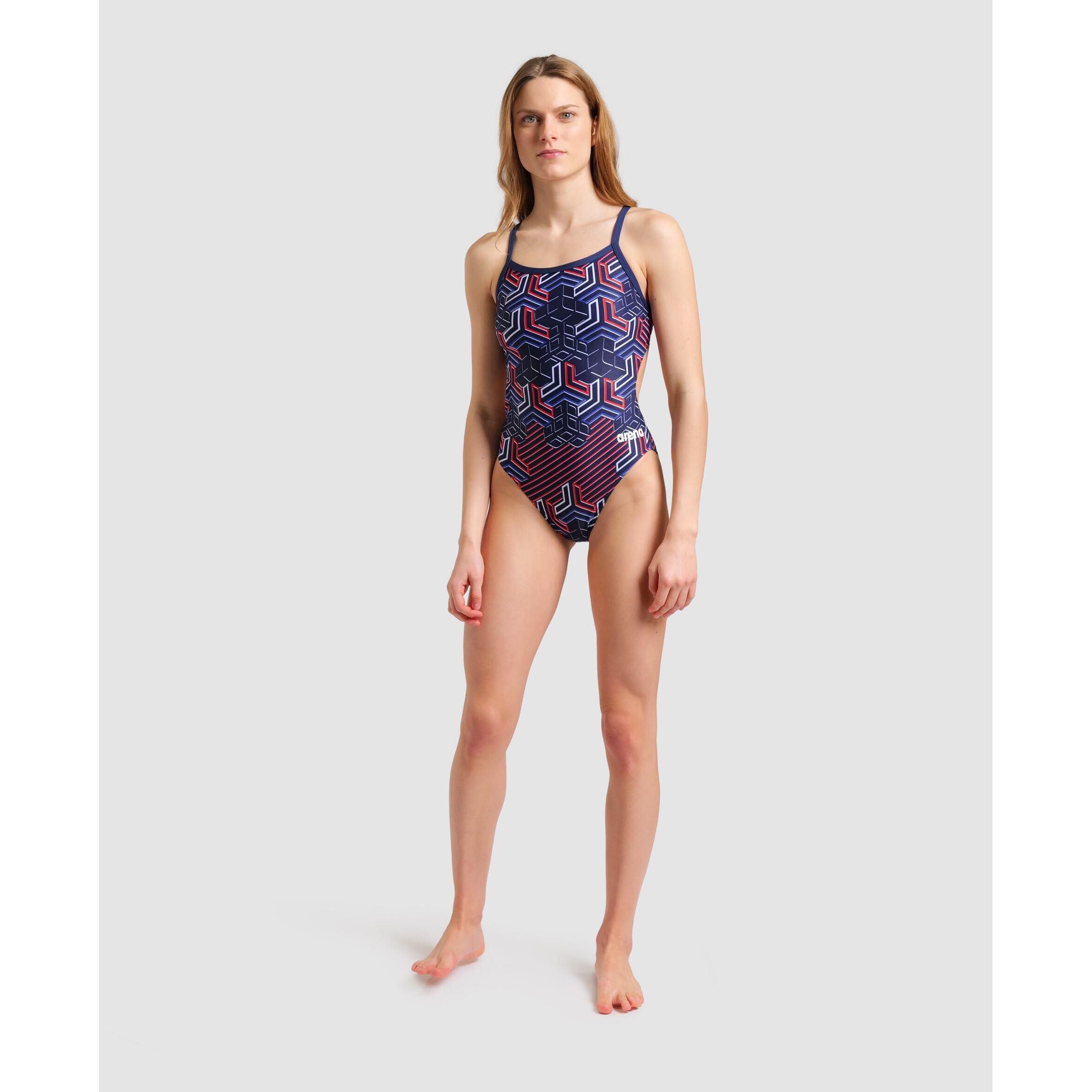 Maillot de bain 1 pièce femme Arena Kikko Pro Challen 2/5