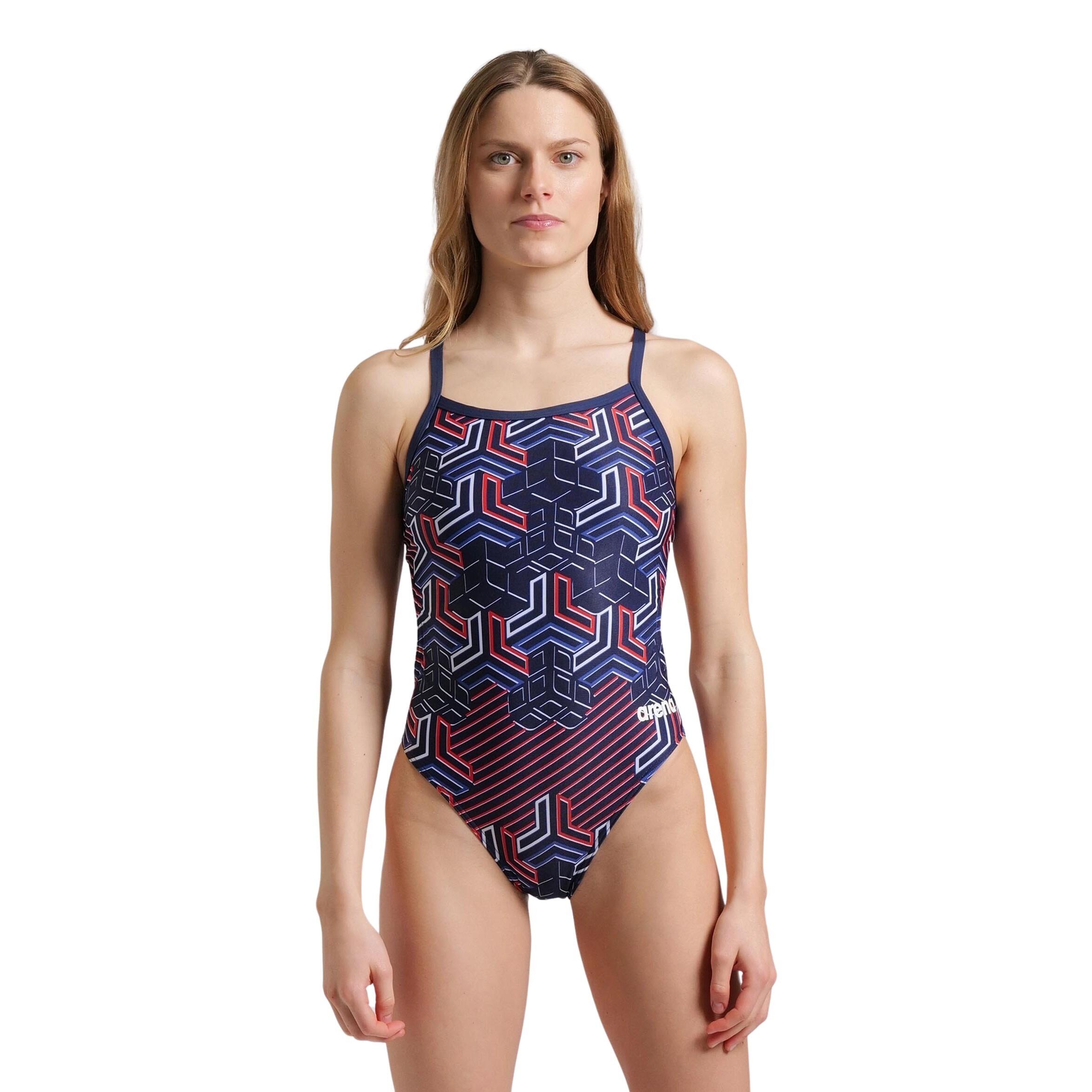 Maillot de bain 1 pièce femme Arena Kikko Pro Challen 1/5
