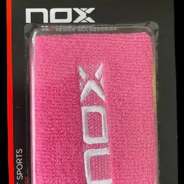 NOX padel wristbands Pink/White - Pack of 2