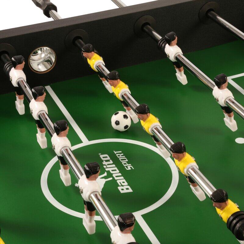 Kicker Kickertisch Profi Soccer Deluxe NERO, 140 x 74 cm grande, 82 kg 5/5