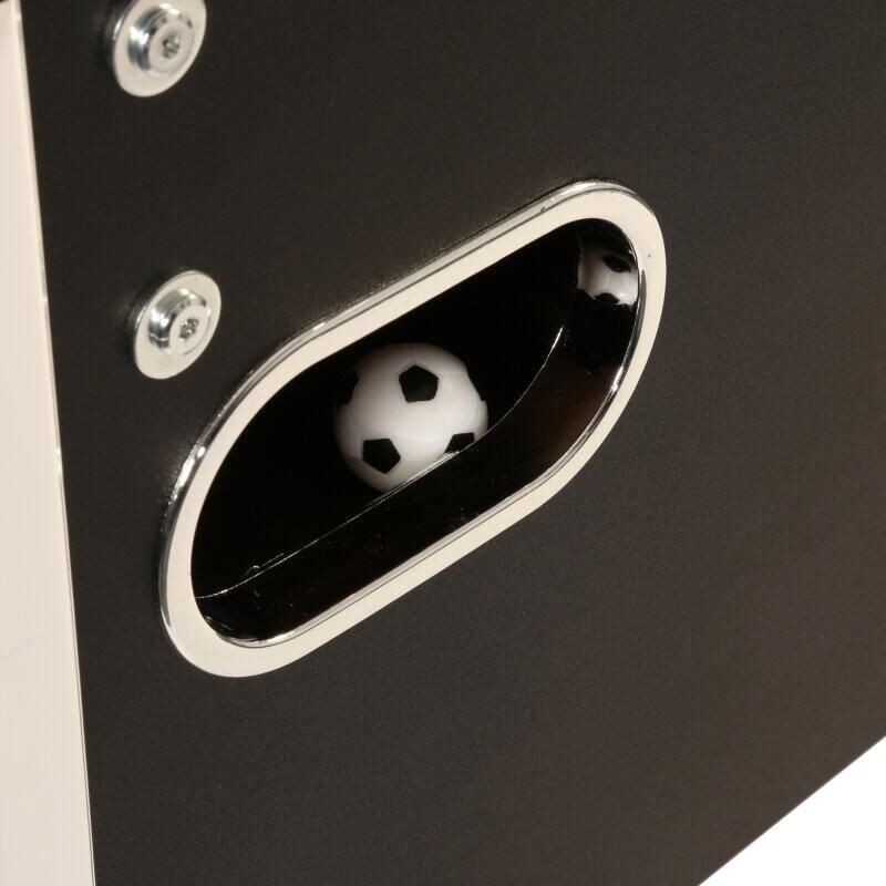 Kicker Kickertisch Profi Soccer Deluxe NERO, 140 x 74 cm grande, 82 kg 4/5