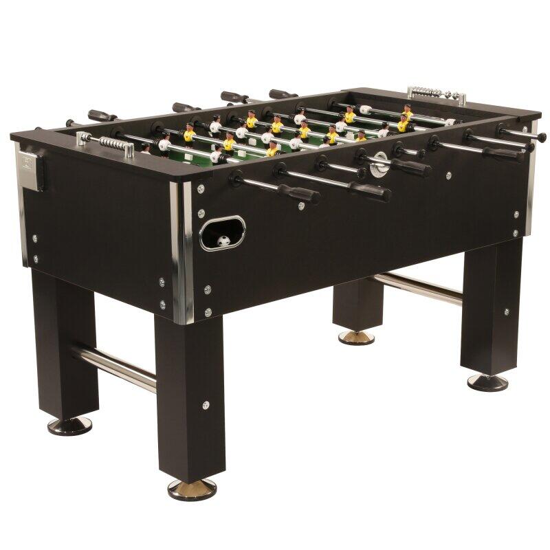Kicker Kickertisch Profi Soccer Deluxe NERO, 140 x 74 cm grande, 82 kg 1/5