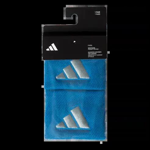 Pair Of Adidas S Wristbands Blue
