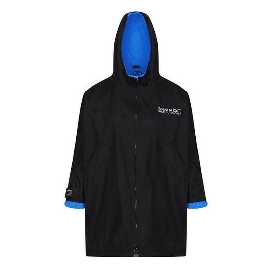 Peignoir À Langer Imperméable Enfant (Noir / Bleu Oxford)