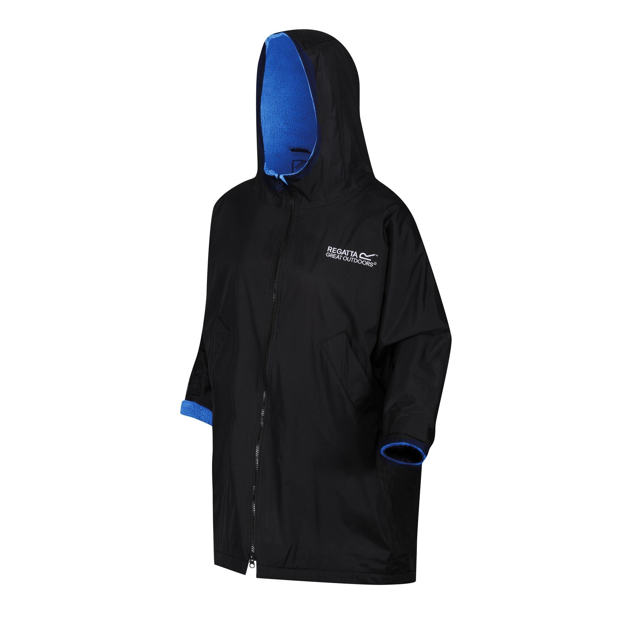 Peignoir À Langer Imperméable Enfant (Noir / Bleu) 3/5