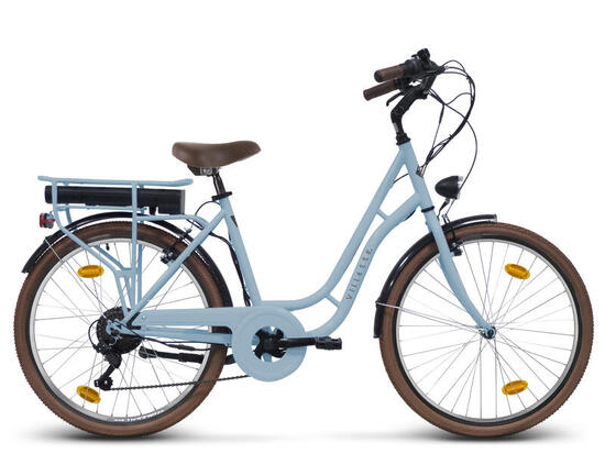 Villette Vélo électrique rétro vintage bleu