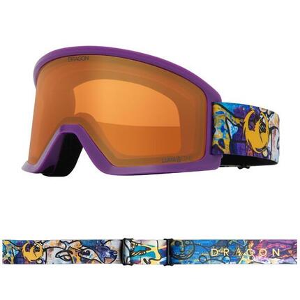 DX3 OTG Lunettes De Ski Unisexes - SPYDER Cobalt Block Camo/LL Dark Smoke